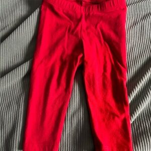 Cat & Jack Vibrant Red Kids Leggings